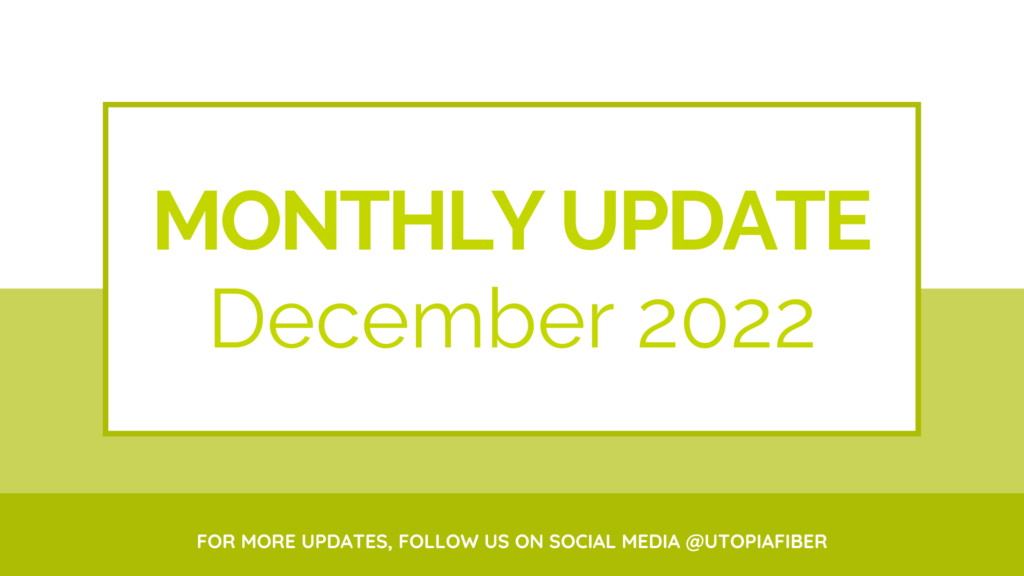 UTOPIA Fiber Monthly Update December 2022
