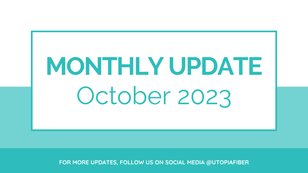 UTOPIA Fiber Monthly update October 2023
